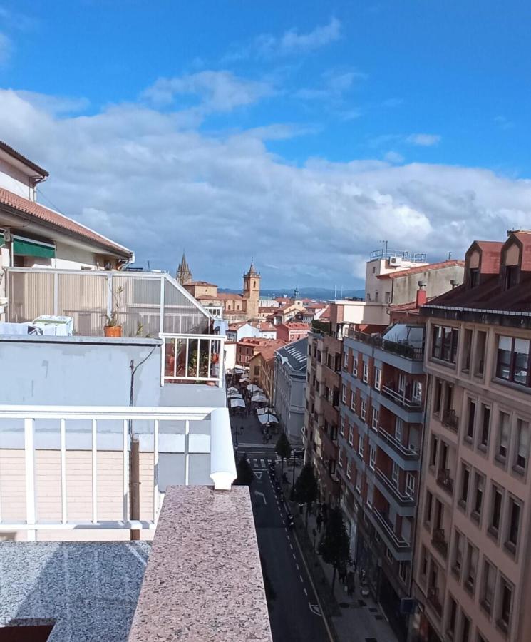 Atico Quintana I - Con Terraza, Vistas A La Ciudad, En El Centro, Con Wifi Y Garaje Leilighet Oviedo Eksteriør bilde